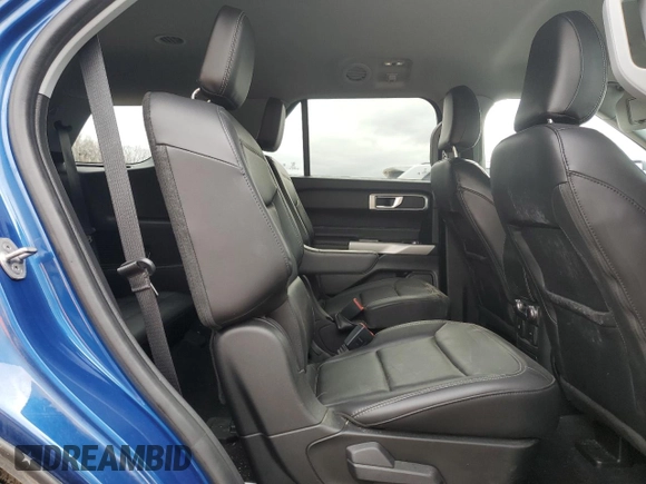 2022 Ford Explorer XLT with VIN 1FMSK8DH7NGA62104, listed as a Copart auction lot 50810145 with 65,605 mi miles and Salvage Title. Bid and sale history available at DreamBid. Image 11.
