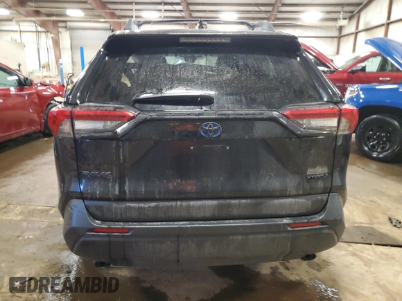 2023 Toyota RAV4 Hybrid XLE with VIN 2T3UWRFV2PW173709, listed as a Copart auction lot 44143205 with 23,050 mi miles and Salvage Title. Bid and sale history available at carsss.com. Image 6.
