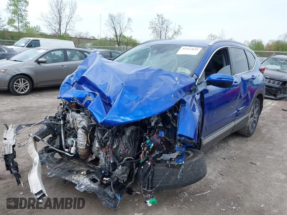 2022 Honda CR-V Touring z VIN 7FARW2H91NE004060, wystawiony jako IAAI lot #42167831 z przebiegiem Nie podano mil oraz . Historia ofert i sprzedaży dostępna na DreamBid. Obrazek 18.