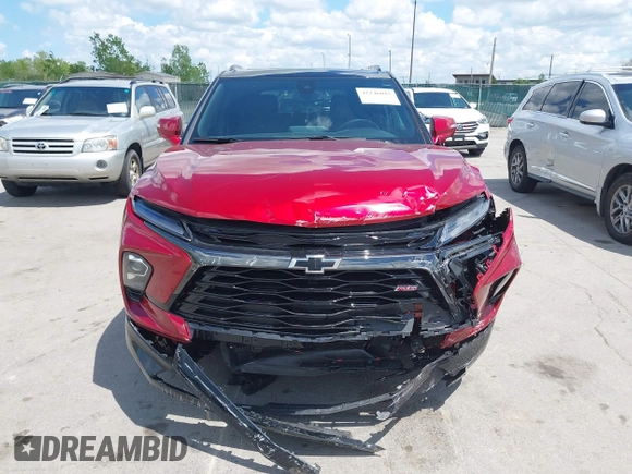 2023 Chevrolet Blazer RS with VIN 3GNKBERS9PS184482, listed as a IAAI auction lot 42246015 with 17,553 mi miles and . Bid and sale history available at DreamBid. Image 12.
