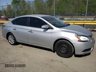 2015 Nissan Sentra SV with VIN 3N1AB7AP3FY321535, listed as a Copart auction lot 54095015 with 115,359 mi miles and Salvage Title. Bid and sale history available at DreamBid. Image 4.
