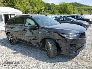 2024 Acura MDX Type S w/Advance Package with VIN 5J8YD8H86RL001425, listed as a Copart auction lot 70997104 with 18,565 mi miles and Salvage Title. Bid and sale history available at carsss.com. Image 4.