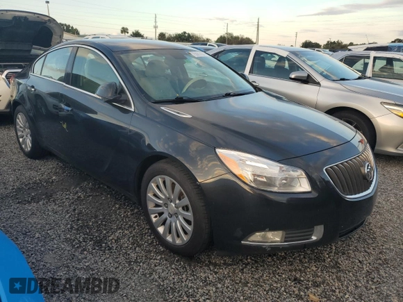 2013 Buick Regal Turbo Premium 1 with VIN 2G4GS5EV2D9183144, listed as a Copart auction lot 75081434 with 103,301 mi miles and Salvage Title. Bid and sale history available at DreamBid. Image 4.
