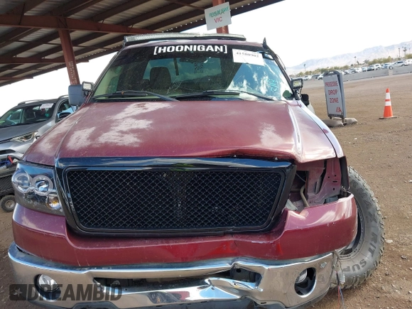 2006 Ford F-150 XL with VIN 1FTRF14506NA75424, listed as a IAAI auction lot 41580902 with 229,696 mi miles. Bid and sale history available at carsss.com. Image 12.