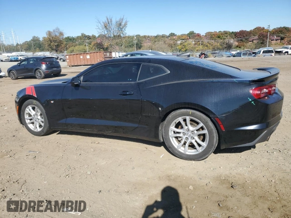 2020 Chevrolet Camaro 1LS with VIN 1G1FB1RX0L0130237, listed as a Copart auction lot 77319034 with 39,484 mi miles and Salvage title. Bid and sale history available at DreamBid. Image 2.