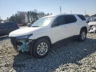 2022 Chevrolet Traverse LS with VIN 1GNERFKWXNJ111597, listed as a Copart auction lot 47924005 with 72,279 mi miles and Salvage title. Bid and sale history available at DreamBid. Image 1.