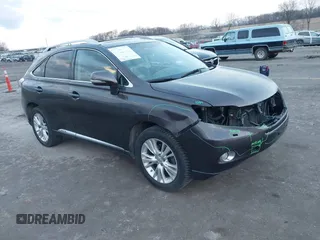 2010 Lexus RX 450h with VIN JTJBC1BA5A2027693, listed as a IAAI auction lot 41898389 with 192,344 mi miles and . Bid and sale history available at carsss.com. Image 1.