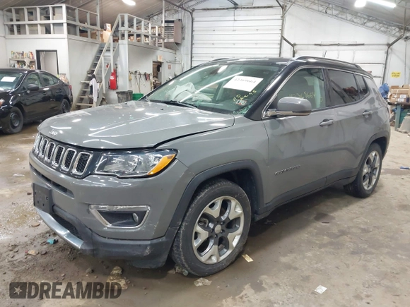 2020 Jeep Compass Limited z VIN 3C4NJCCB9LT108111, wystawiony jako IAAI lot #42369664 z przebiegiem 83 355 mil mil oraz . Historia ofert i sprzedaży dostępna na DreamBid. Obrazek 17.
