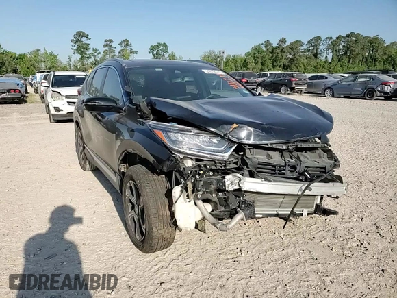 2017 Honda CR-V Touring with VIN 5J6RW1H97HL016344, listed as a Copart auction lot 51812315 with 47,795 mi miles and Salvage Title. Bid and sale history available at carsss.com. Image 12.