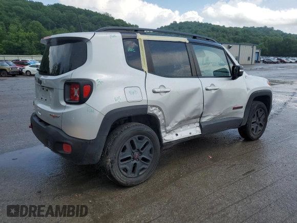 2018 Jeep Renegade Trailhawk с VIN ZACCJBCB7JPG93731, выставлен на аукционе Copart как лот 60028905 с пробегом 96 795 миль миль и Списание • Salvage title. История ставок и продаж доступна на DreamBid. Изображение 3.