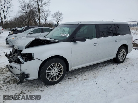 2013 Ford Flex SEL with VIN 2FMHK6C87DBD26752, listed as a Copart auction lot 88915455 with 150,314 mi miles and Salvage Title. Bid and sale history available at carsss.com. Image 1.