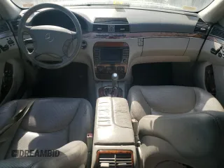 2003 Mercedes-Benz S-Class 5.0L with VIN WDBNG75J33A317473, listed as a Copart auction lot 76307394 with 6,637 mi miles and Clean Title. Bid and sale history available at carsss.com. Image 8.