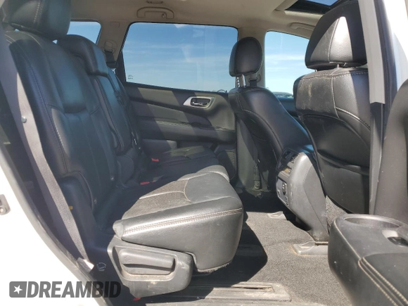 2017 Nissan Pathfinder Platinum with VIN 5N1DR2MN6HC619281, listed as a Copart auction lot 50221005 with 141,719 mi miles and Salvage title. Bid and sale history available at DreamBid. Image 11.