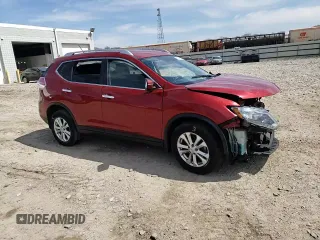 2015 Nissan Rogue SV with VIN KNMAT2MV5FP502659, listed as a Copart auction lot 54347035 with 65,828 mi miles and Salvage Title. Bid and sale history available at carsss.com. Image 15.