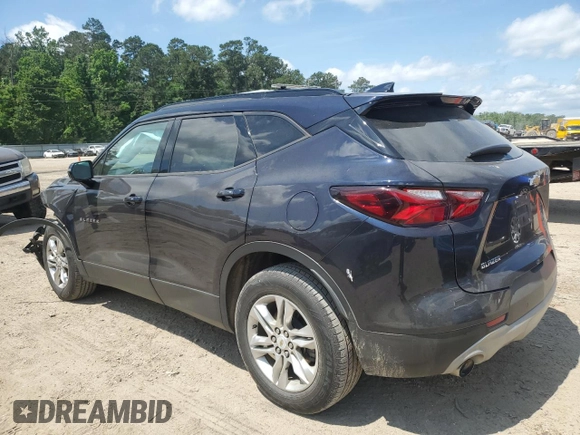 2020 Chevrolet Blazer LT with VIN 3GNKBCRS6LS587477, listed as a Copart auction lot 56938945 with 100,289 mi miles and Salvage title. Bid and sale history available at DreamBid. Image 2.