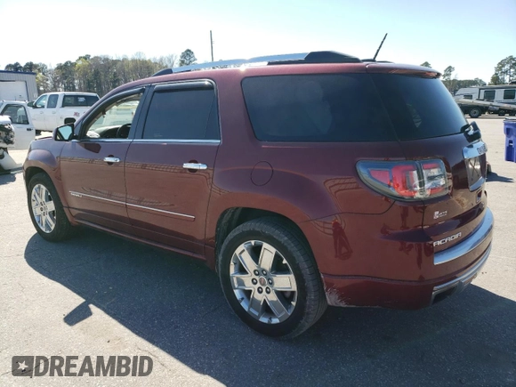 2016 GMC Acadia Denali with VIN 1GKKVTKD4GJ272796, listed as a Copart auction lot 50217685 with 91,594 mi miles and Salvage Title. Bid and sale history available at carsss.com. Image 2.