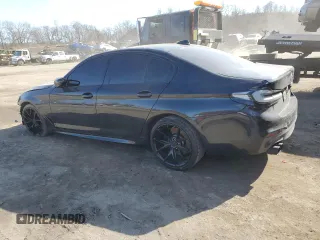 2017 BMW 5 Series 540i with VIN WBAJE5C3XHG916144, listed as a Copart auction lot 47305575 with 72,483 mi miles and Salvage Title. Bid and sale history available at carsss.com. Image 2.