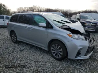 2020 Toyota Sienna LE with VIN 5TDJZ3DC2LS250972, listed as a Copart auction lot 46073675 with Not provided miles and Salvage title. Bid and sale history available at DreamBid. Image 4.