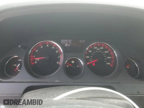 2010 GMC Acadia SL with VIN 1GKLRKED2AJ163582, listed as a Copart auction lot 54857135 with 72,161 mi miles and Salvage title. Bid and sale history available at DreamBid. Image 9.
