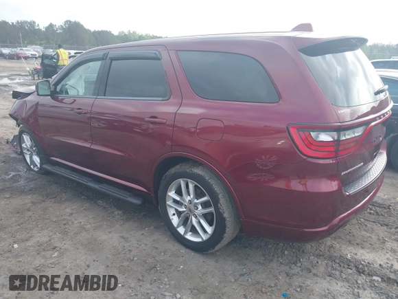 2022 Dodge Durango GT Plus with VIN 1C4RDHDG3NC156069, listed as a IAAI auction lot 41960818 with 25,426 mi miles and . Bid and sale history available at DreamBid. Image 3.