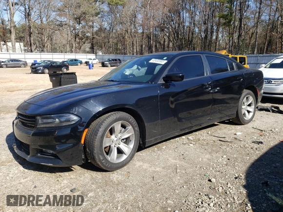 2018 Dodge Charger SXT Plus with VIN 2C3CDXHG8JH188294, listed as a Copart auction lot 43400985 with 105,942 mi miles and Salvage Title. Bid and sale history available at carsss.com. Image 1.