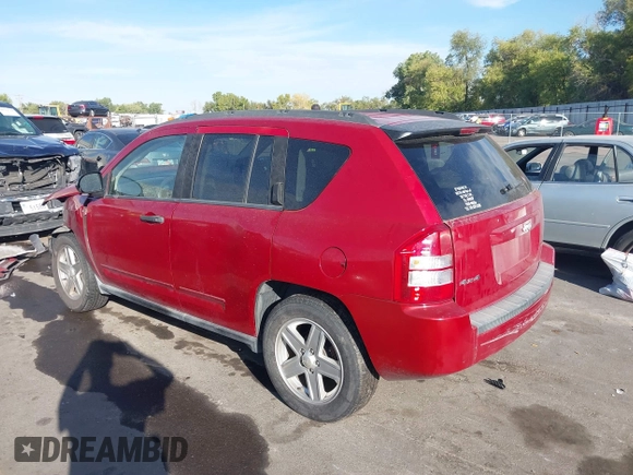 2008 Jeep Compass Sport with VIN 1J8FF47W78D787200, listed as a IAAI auction lot 40565853 with 153,500 mi miles and . Bid and sale history available at DreamBid. Image 3.