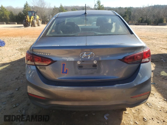 2019 Hyundai Accent SE with VIN 3KPC24A3XKE088489, listed as a Copart auction lot 85852464 with 105,582 mi miles and Salvage Title. Bid and sale history available at carsss.com. Image 6.