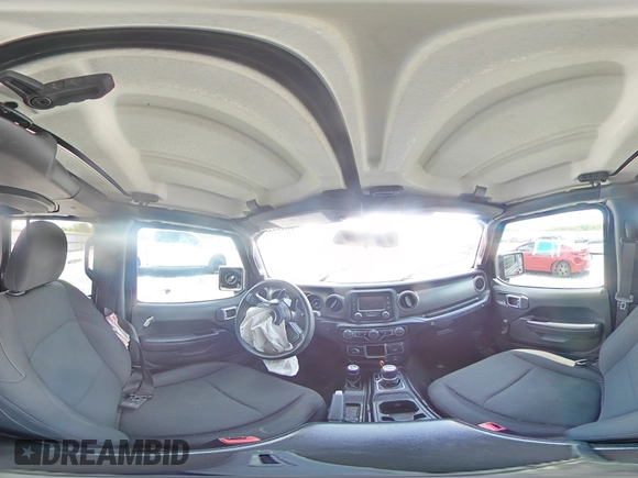 2018 Jeep Wrangler Unlimited Sport with VIN 1C4HJXDG9JW302367, listed as a Copart auction lot 61915505 with 103,952 mi miles and Non repairable. Bid and sale history available at DreamBid. Image 14.