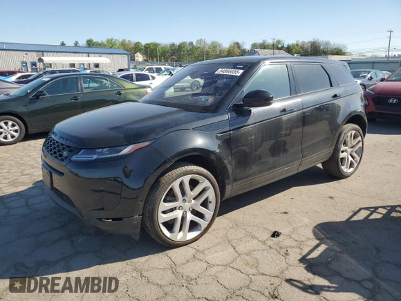 2020 Land Rover Range Rover Evoque SE with VIN SALZP2FX5LH024683, listed as a Copart auction lot 54866055 with 87,164 mi miles and Clean Title. Bid and sale history available at carsss.com. Image 1.