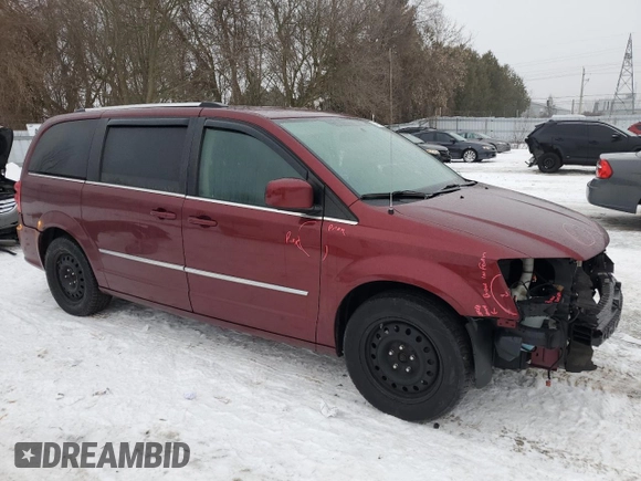 2017 Dodge Grand Caravan Crew Plus with VIN 2C4RDGDG9HR754866, listed as a Copart auction lot 42341225 with 213,458 mi miles and Salvage Title. Bid and sale history available at DreamBid. Image 4.