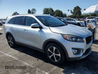 2018 Kia Sorento EX with VIN 5XYPH4A53JG385140, listed as a Copart auction lot 63948095 with 186,391 mi miles and Salvage title. Bid and sale history available at DreamBid. Image 4.