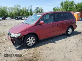 2004 Honda Odyssey EX-L z VIN 5FNRL18924B091450, wystawiony jako Copart lot #54757275 z przebiegiem 91 590 mil mil oraz Szkoda całkowita • Salvage title. Historia ofert i sprzedaży dostępna na DreamBid. Obrazek 1.