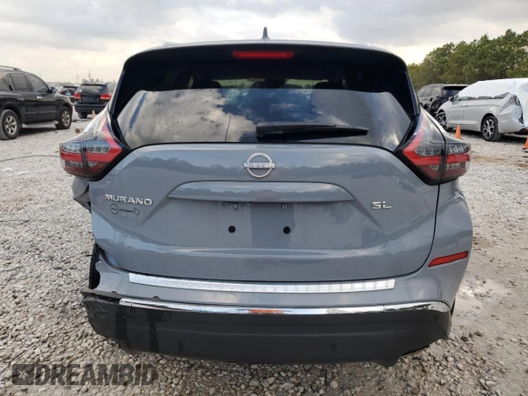 2023 Nissan Murano SL with VIN 5N1AZ2CJ7PC118125, listed as a Copart auction lot 43538625 with 12,381 mi miles and Salvage Title. Bid and sale history available at DreamBid. Image 6.