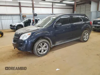 2015 Chevrolet Equinox LS with VIN 2GNALAEK2F6155278, listed as a Copart auction lot 46939615 with 152,000 mi miles and Salvage Title. Bid and sale history available at DreamBid. Image 1.
