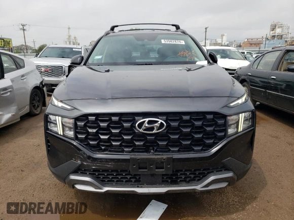 2022 Hyundai Santa Fe XRT with VIN 5NMS6DAJ6NH440494, listed as a Copart auction lot 53982874 with 45,865 mi miles and Salvage Title. Bid and sale history available at carsss.com. Image 5.