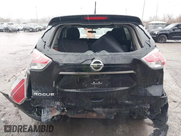 2016 Nissan Rogue SL with VIN 5N1AT2MT1GC850588, listed as a IAAI auction lot 38319626 with 116,748 mi miles. Bid and sale history available at carsss.com. Image 16.