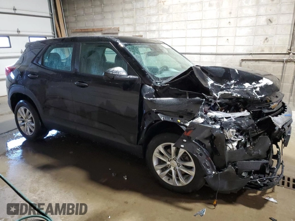 2022 Chevrolet TrailBlazer LS with VIN KL79MNSL4NB036864, listed as a Copart auction lot 80513694 with 40,811 mi miles and Salvage Title. Bid and sale history available at carsss.com. Image 4.