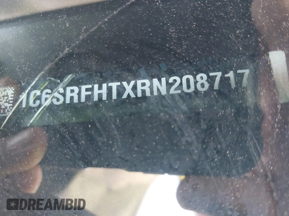 2024 Ram 1500 Limited z VIN 1C6SRFHTXRN208717, wystawiony jako IAAI lot #42372730 z przebiegiem 5 872 mil mil oraz . Historia ofert i sprzedaży dostępna na DreamBid. Obrazek 9.
