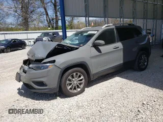 2020 Jeep Cherokee Latitude Plus with VIN 1C4PJLLB5LD506303, listed as a Copart auction lot 52493155 with 161,613 mi miles and Salvage title. Bid and sale history available at DreamBid. Image 1.