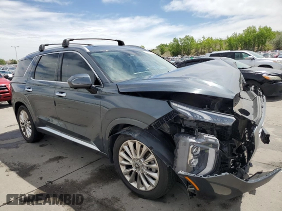 2020 Hyundai Palisade Limited with VIN KM8R5DHE2LU150667, listed as a Copart auction lot 56534995 with 108,441 mi miles and Salvage title. Bid and sale history available at DreamBid. Image 4.