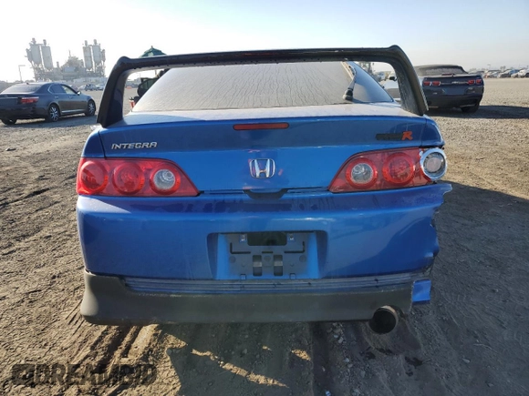 2006 Acura RSX Type-S Leather with VIN JH4DC53076S003491, listed as a Copart auction lot 77895724 with 127,747 mi miles and Salvage Title. Bid and sale history available at carsss.com. Image 6.