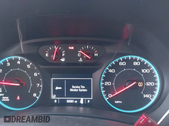 2020 Chevrolet Equinox LS with VIN 3GNAXHEVXLS730912, listed as a IAAI auction lot 41925848 with 58,981 mi miles and . Bid and sale history available at DreamBid. Image 7.