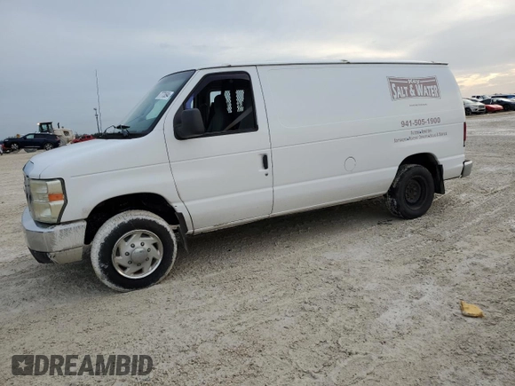2009 Ford Econoline Cargo Commercial with VIN 1FTNE14W69DA79580, listed as a Copart auction lot 77773694 with Not Provided miles and Salvage Title. Bid and sale history available at DreamBid. Image 1.