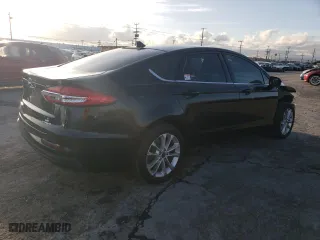 2019 Ford Fusion Hybrid SE with VIN 3FA6P0LU2KR236825, listed as a Copart auction lot 44647785 with 185,406 mi miles and Salvage Title. Bid and sale history available at carsss.com. Image 3.