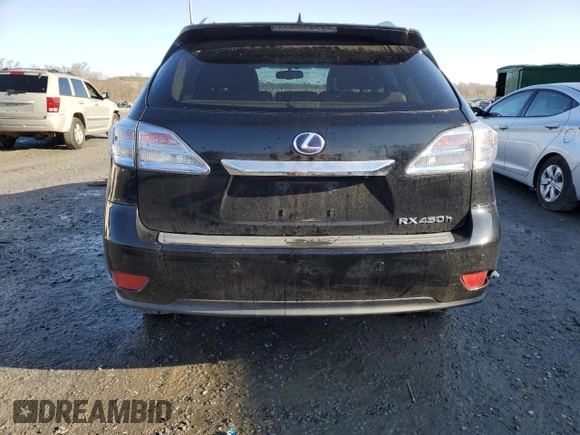 2012 Lexus RX 450h with VIN JTJBC1BA9C2432765, listed as a Copart auction lot 43642505 with 290,286 mi miles and Clean title. Bid and sale history available at DreamBid. Image 6.