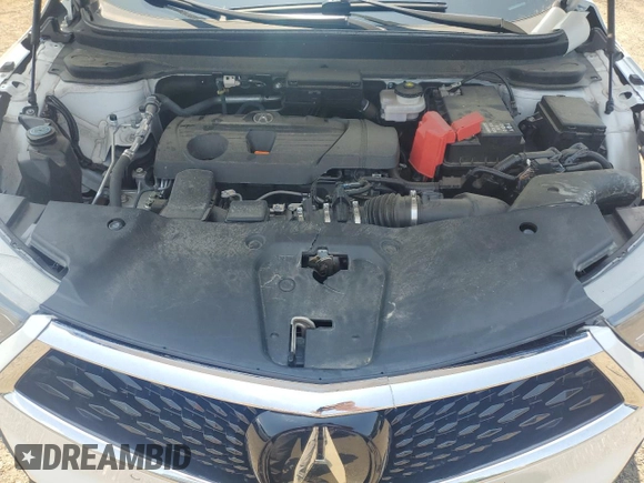 2022 Acura RDX Advance with VIN 5J8TC2H72NL009713, listed as a Copart auction lot 65833825 with 35,270 mi miles and Salvage title. Bid and sale history available at DreamBid. Image 12.