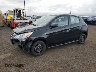 2024 Mitsubishi Mirage ES z VIN ML32AUHJ9RH029346, wystawiony jako Copart lot #55336645 z przebiegiem 1 947 mil mil oraz Szkoda całkowita • Salvage title. Historia ofert i sprzedaży dostępna na DreamBid. Obrazek 1.