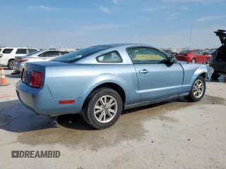 2005 Ford Mustang Deluxe with VIN 1ZVFT80N655136829, listed as a Copart auction lot 50765825 with 142,242 mi miles and Salvage title. Bid and sale history available at DreamBid. Image 3.