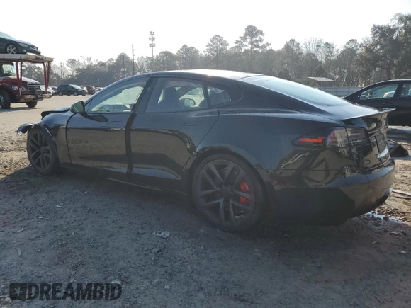 2024 Tesla Model S Plaid с VIN 5YJSA1E66RF544459, выставлен на аукционе Copart как лот 44743565 с пробегом Не указан миль и Списание • Salvage title. История ставок и продаж доступна на DreamBid. Изображение 2.
