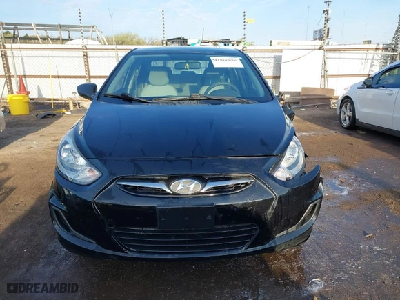 2012 Hyundai Accent GLS with VIN KMHCT4AE3CU223311, listed as a IAAI auction lot 41866880 with 121,701 mi miles. Bid and sale history available at carsss.com. Image 12.